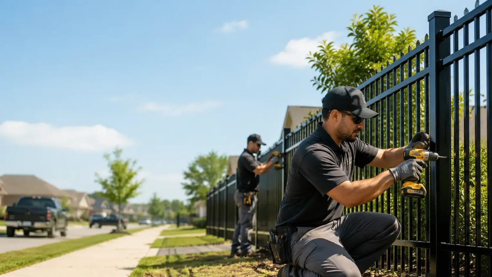 Metal Fence Installation in Waelder, TX